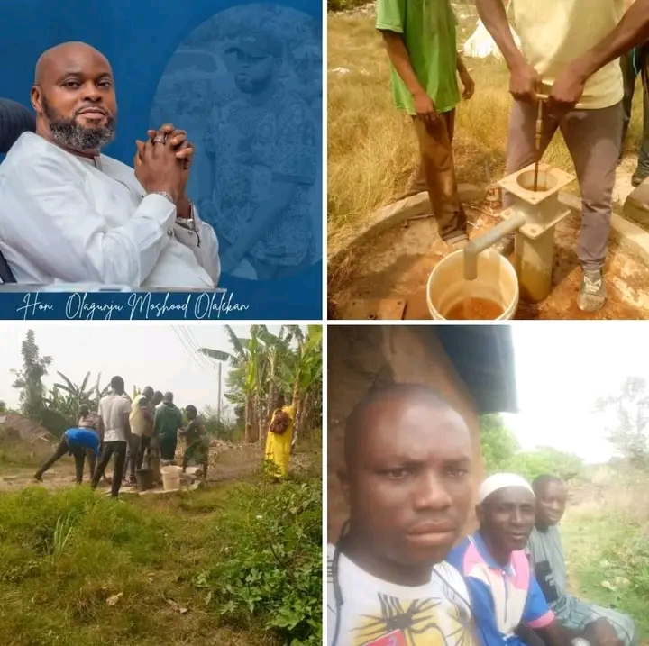 HON. COMMISSIONER FOR YOUTH AFFAIRS, OLAGUNJU MOSHOOD OLALEKAN, RESTORES ACCESS TO CLEAN WATER IN OJU-ERI, IRESI, BOLUWADURO LGA