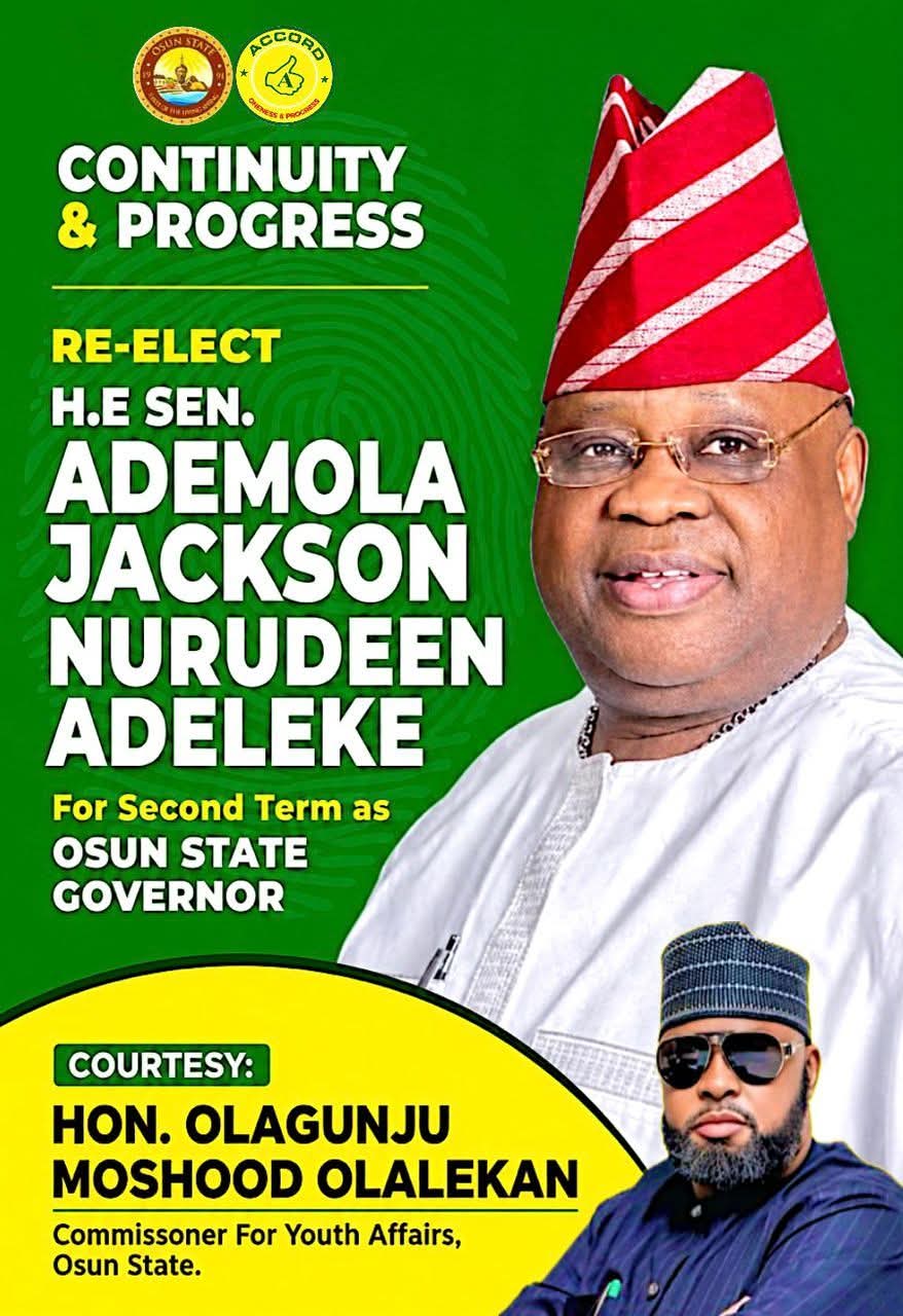 CONTINUITY AGENDA GAINS MOMENTUM AS OSUN YOUTHS RALLY BEHIND ADELEKE