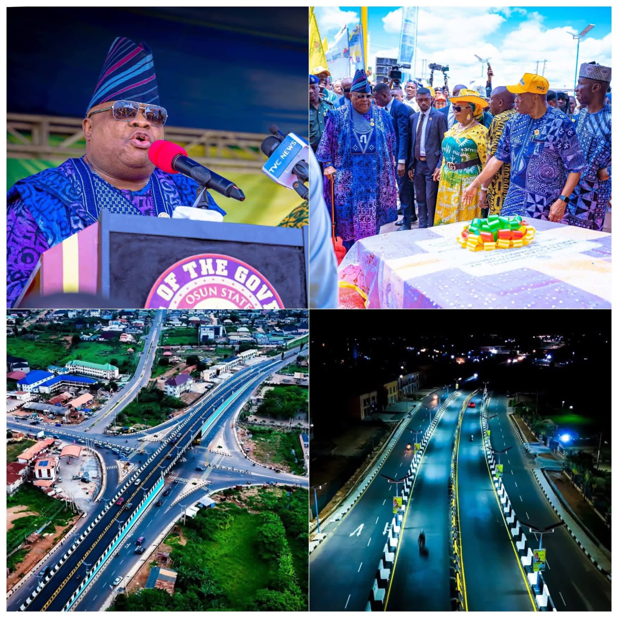 HON. OLAGUNJU MOSHOOD OLALEKAN COMMENDS GOVERNOR ADEMOLA ADELEKE ON THE COMMISSIONING OF THE LAMECO FLYOVER