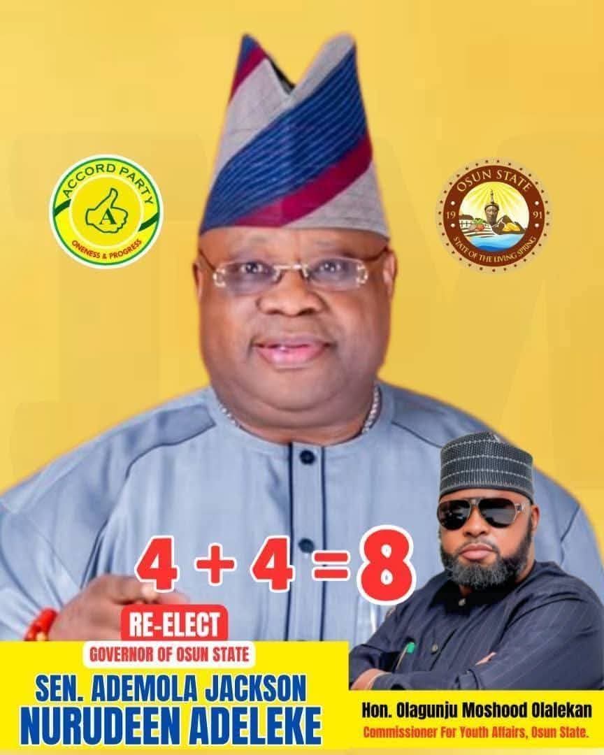 3 DAYS TO THE OSUN GUBERNATORIAL ELECTION: HON. OLAGUNJU URGES OSUN YOUTHS TO MOBILISE FOR GOVERNOR ADEMOLA ADELEKE'S RE-ELECTION